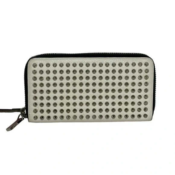 Christian Louboutin Panettone Spike Studded Long Wallet white - Picture 11 of 15